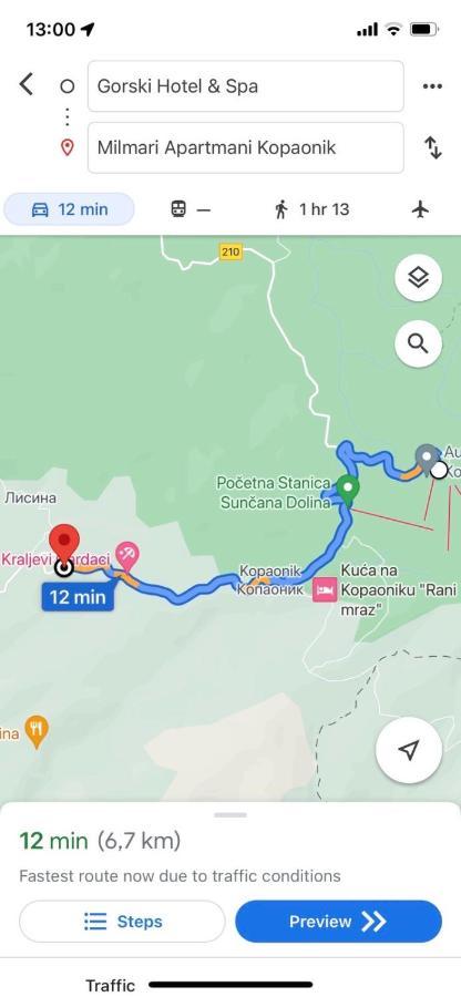 Apartman Pahuljica Κοπαόνικ Εξωτερικό φωτογραφία